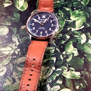 Fossil Men's Forrester Three-Hand Luggage Leather Watch FS5611 Used Needs repair